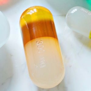 Jonathan Adler Medium Orange Acrylic Pill NEW